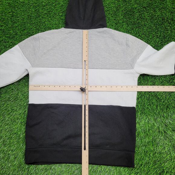 Boston Celtics Hoodie Medium 21x26 Colorblock Baggy Cropped - Picture 5 of 13